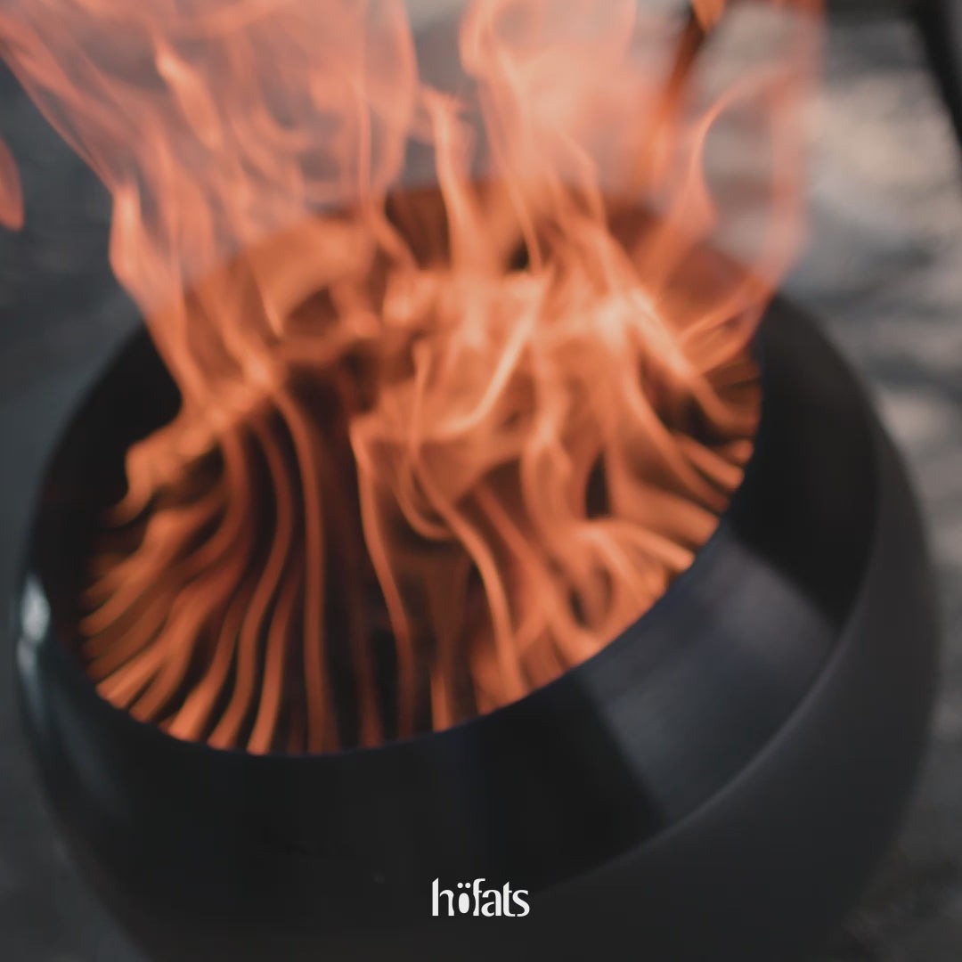 MOON 45 Fire Pit Tall All Black Höfats