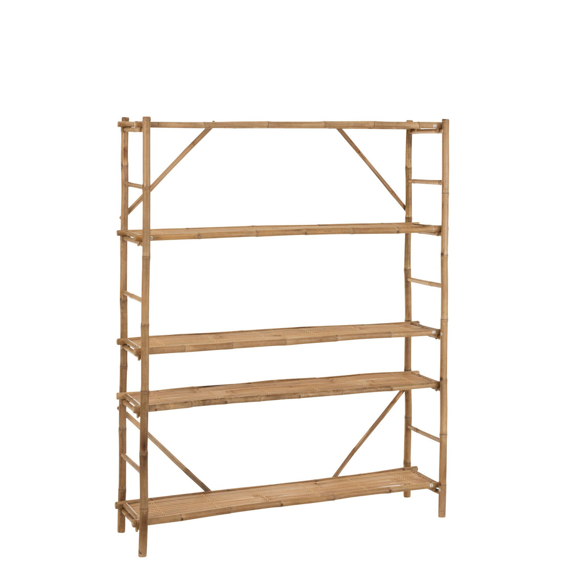 Shelf 5 Shelves Bamboo Natural