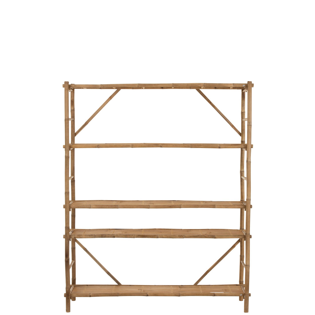 Shelf 5 Shelves Bamboo Natural