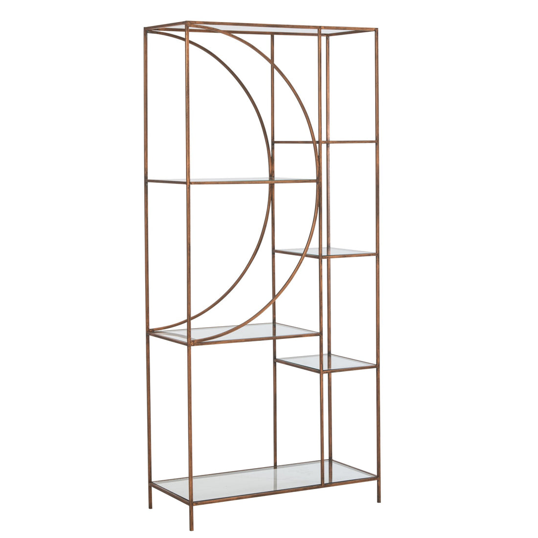 Shelf Iron Glass Bronze J-Line