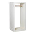 Rek Verona Hoog Kalkpleister Gebroken Wit van Pomax, productfoto in gebroken wit met de volledige vorm in beeld
