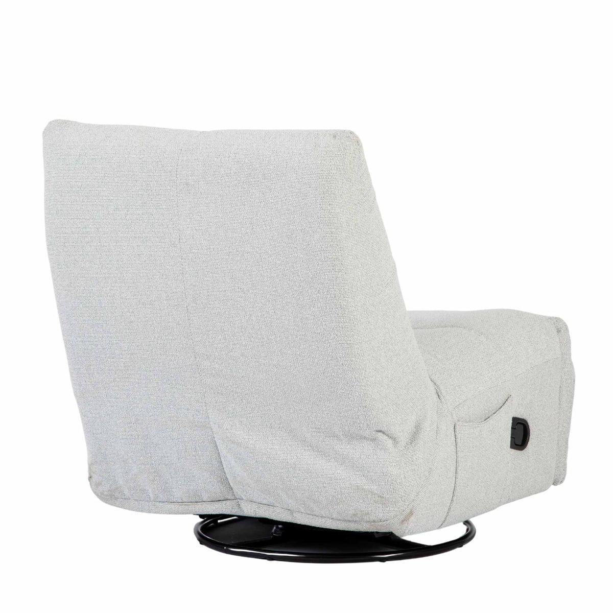 Relaxfauteuil Lazy van Starfurn van bovenaf, met zicht op de ruime zitting
