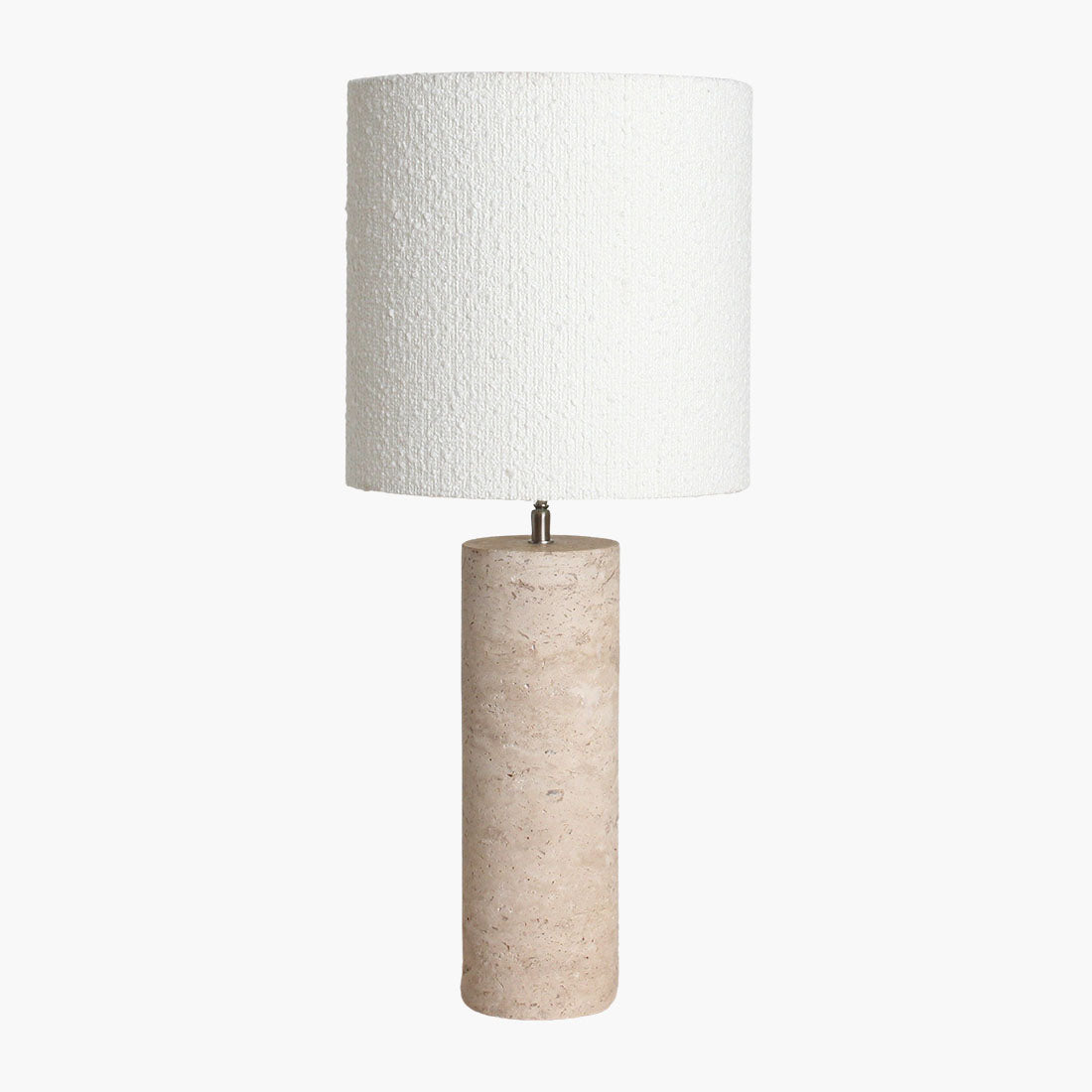 Lamp Base Travertine Round Raw Materials