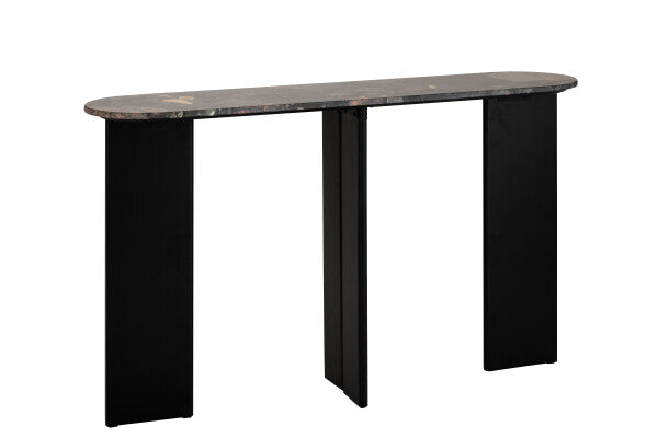 Console Mathilde Black Marble/Peach J-Line