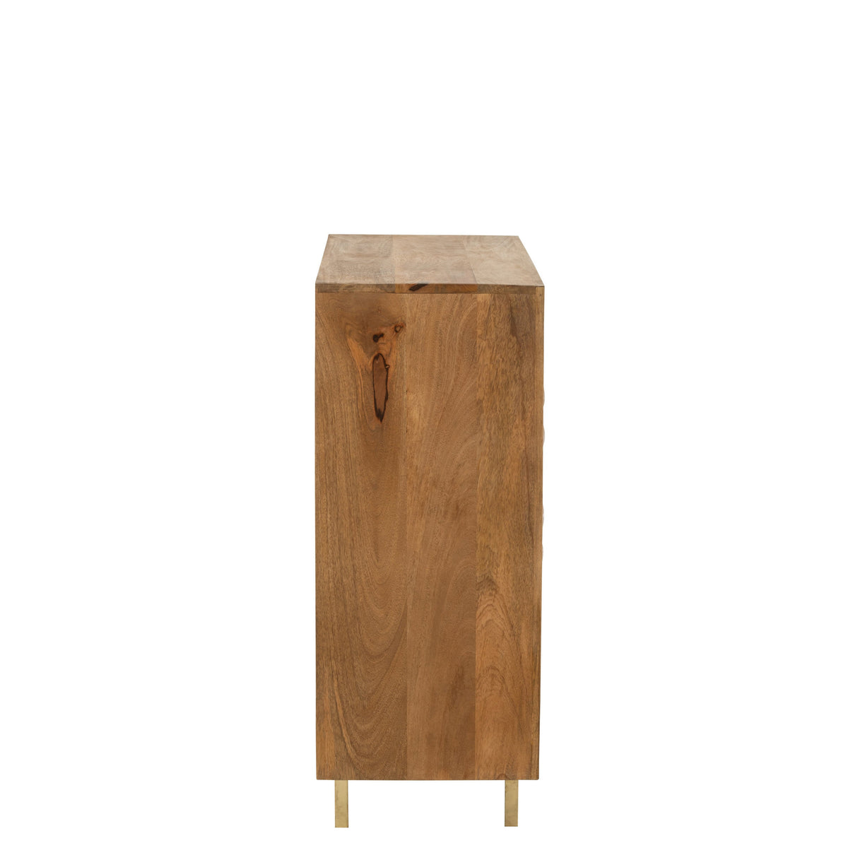 Nino Cabinet Metal/Mango Wood Natural/Gold J-Line