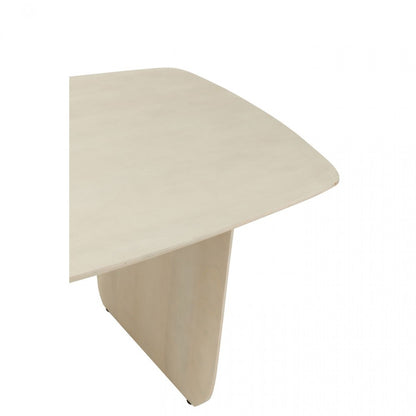 Dining Table Acacia Wood White J-Line