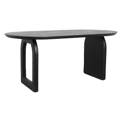 Bullnose Dining Table Mix Black 180cm Raw Materials