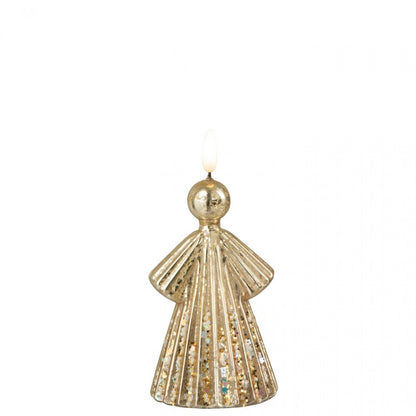 Angel LED Glass Gold-Colored Set of 2 J-Line