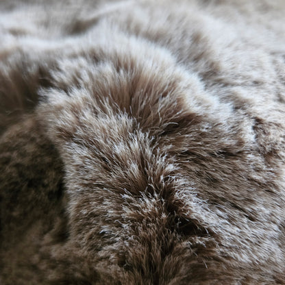 Wave Cushion Polyester Taupe 45x45cm J-Line