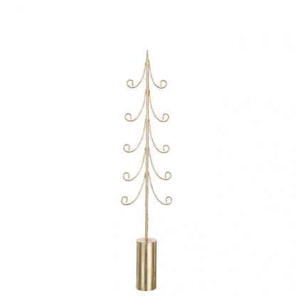 Tree LED Cylinder Base Iron Gold-Colored Set of 3 J-Line