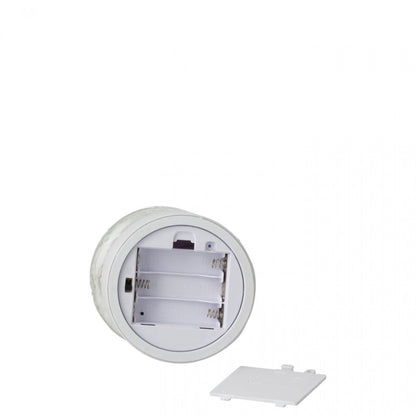 Tree Rotating LED Glass White/Transparent Set of 2 J-Line