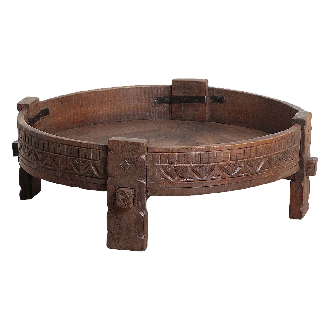 Side table Grinder Brown Raw Materials