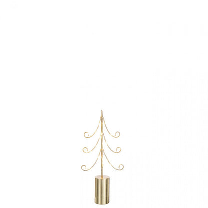 Tree LED Cylinder Base Iron Gold-Colored Set of 3 J-Line