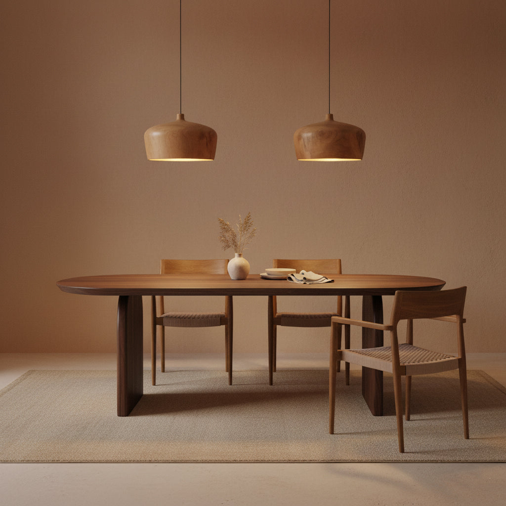 Sirocco Dome Pendant Light Ø30cm Raw Materials