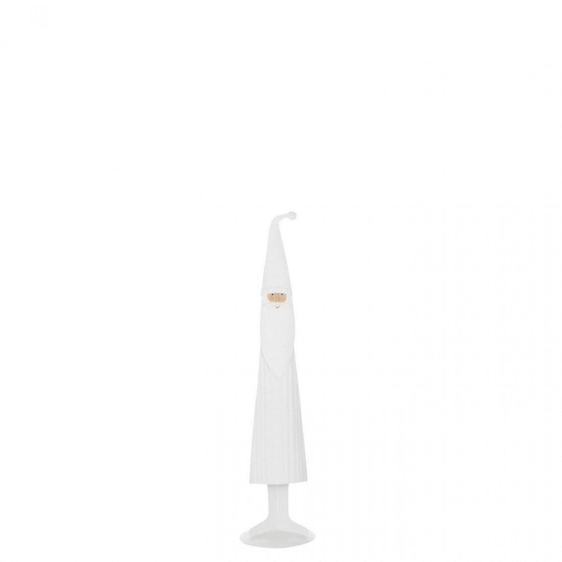 Santa Claus Modern Metal White Set of 2 J-Line