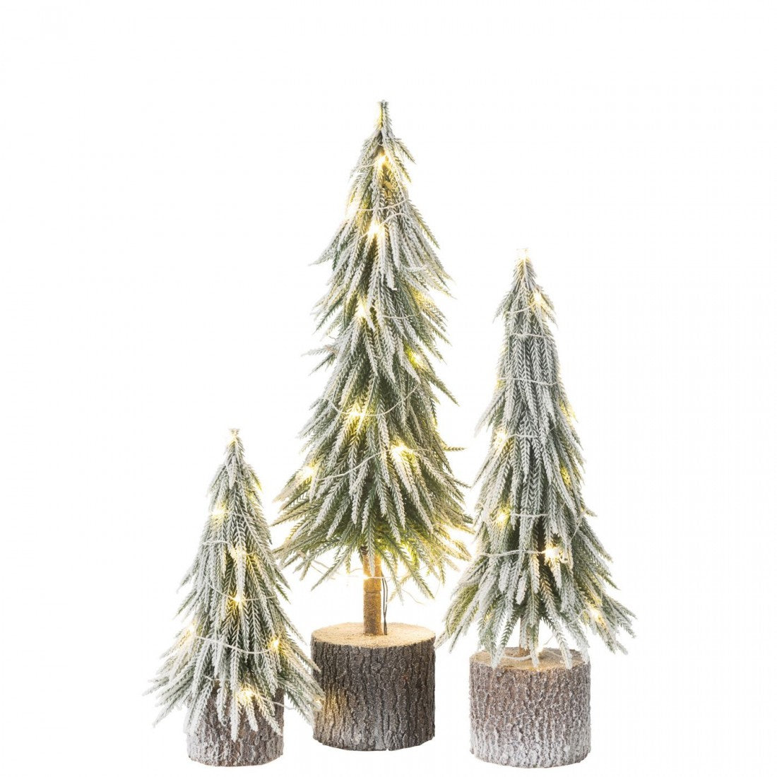 Christmas Tree A+Led Artificial Snow Green Small H30cm J-Line