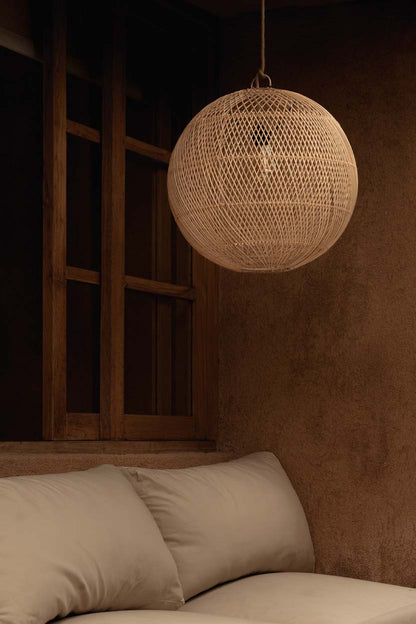 The Bubble Pendant Light - Natural - Medium Bazar Bizar