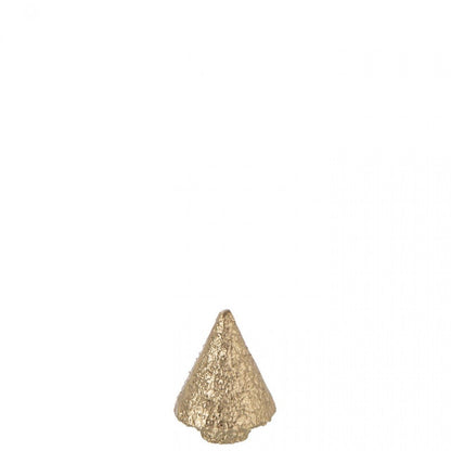 Christmas Tree Gold-Colored Aluminum Set of 2 J-Line