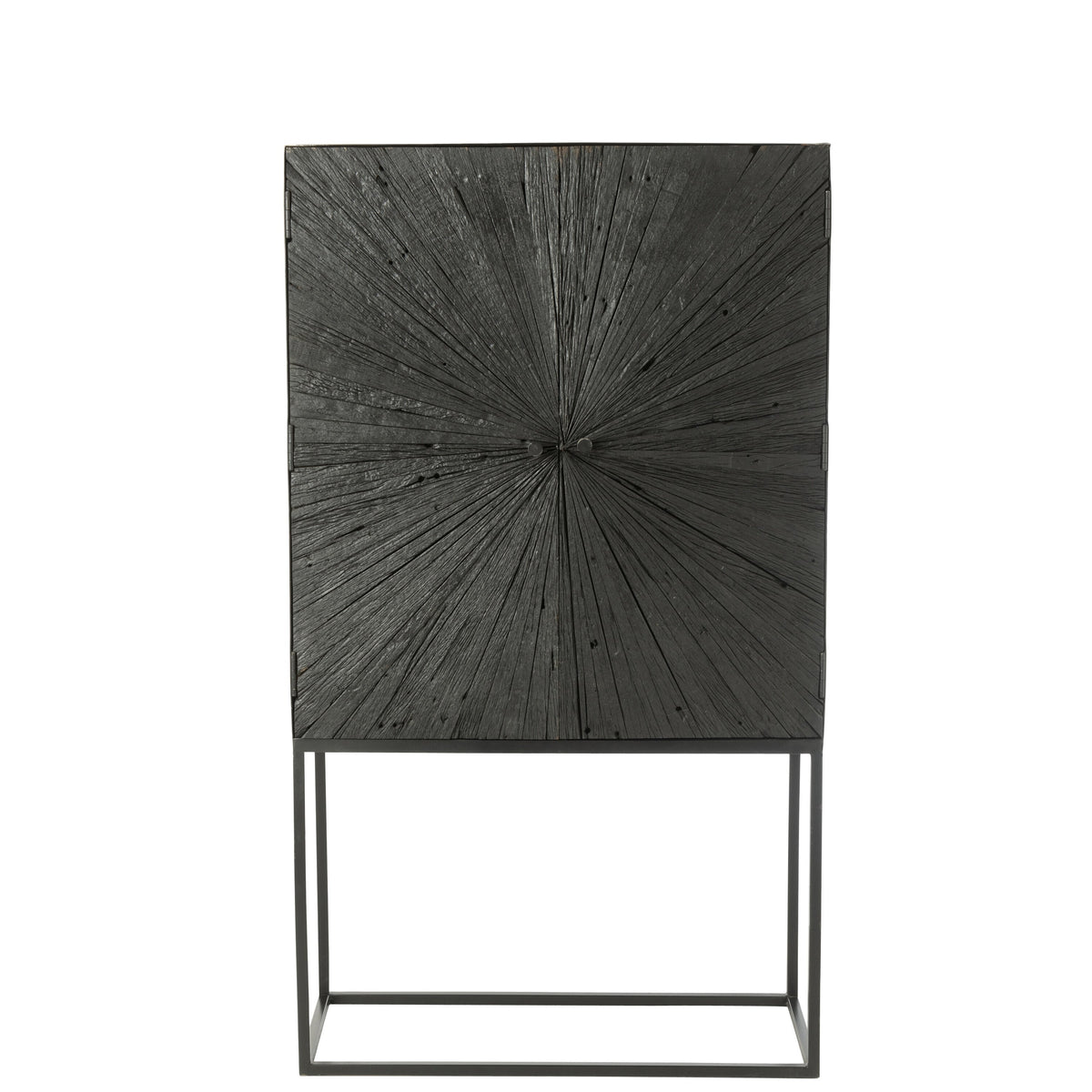 Shanil Wood/Iron Cabinet Black J-Line