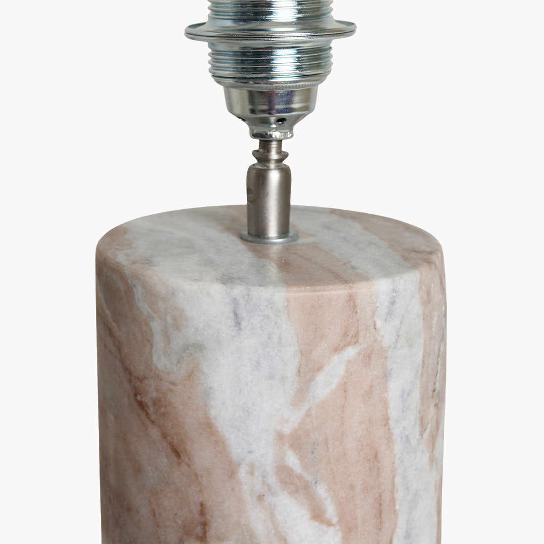 Lamp Base Fantasy Brown Marble Round Raw Materials