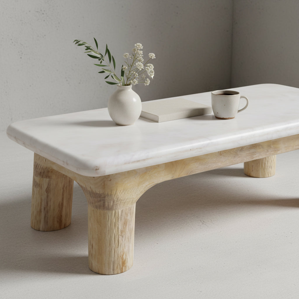 Sandy Dunes Coffee Table Raw Materials