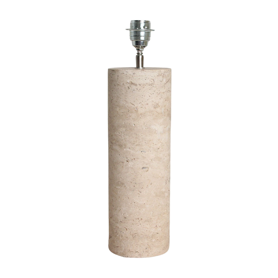 Lamp Base Travertine Round Raw Materials