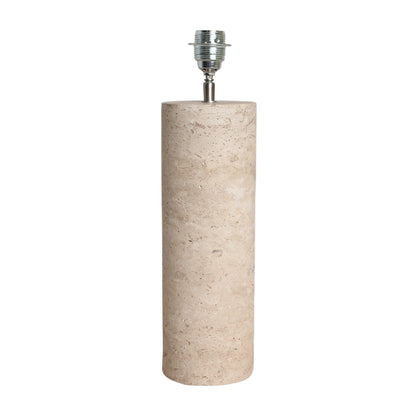 Lamp Base Travertine Round Raw Materials