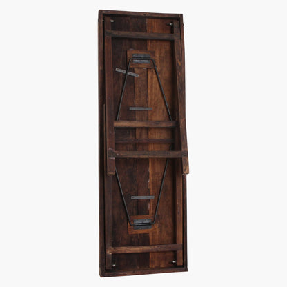 Market Folding Bar Table Brown Raw Materials