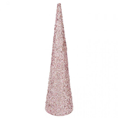 Cone Sequins Foam Light Pink Large H120cm J-Line