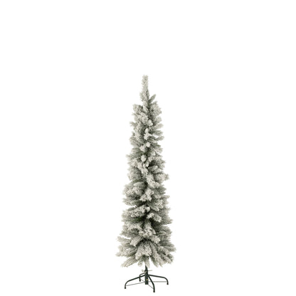 Artificial Christmas Tree Small Model Snow-Covered Green Small H184cm J-Line