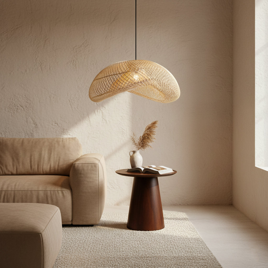 Maze Organic Pendant Light Natural XL Raw Materials