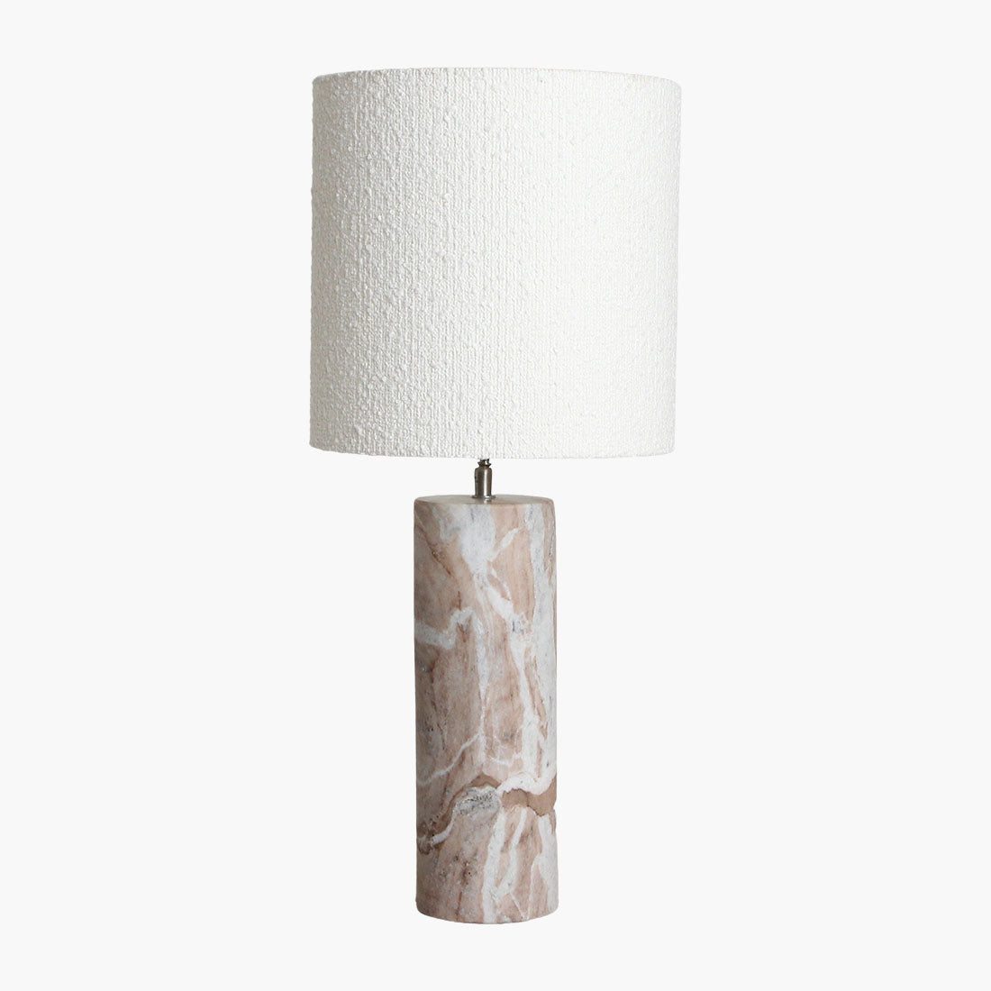 Lamp Base Fantasy Brown Marble Round Raw Materials