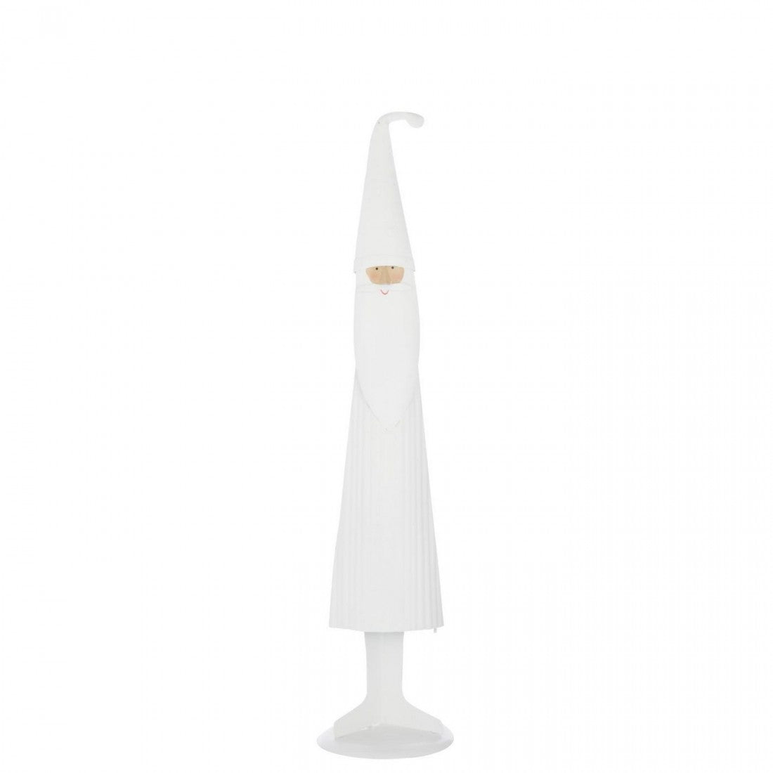 Santa Claus Modern Metal White Set of 2 J-Line