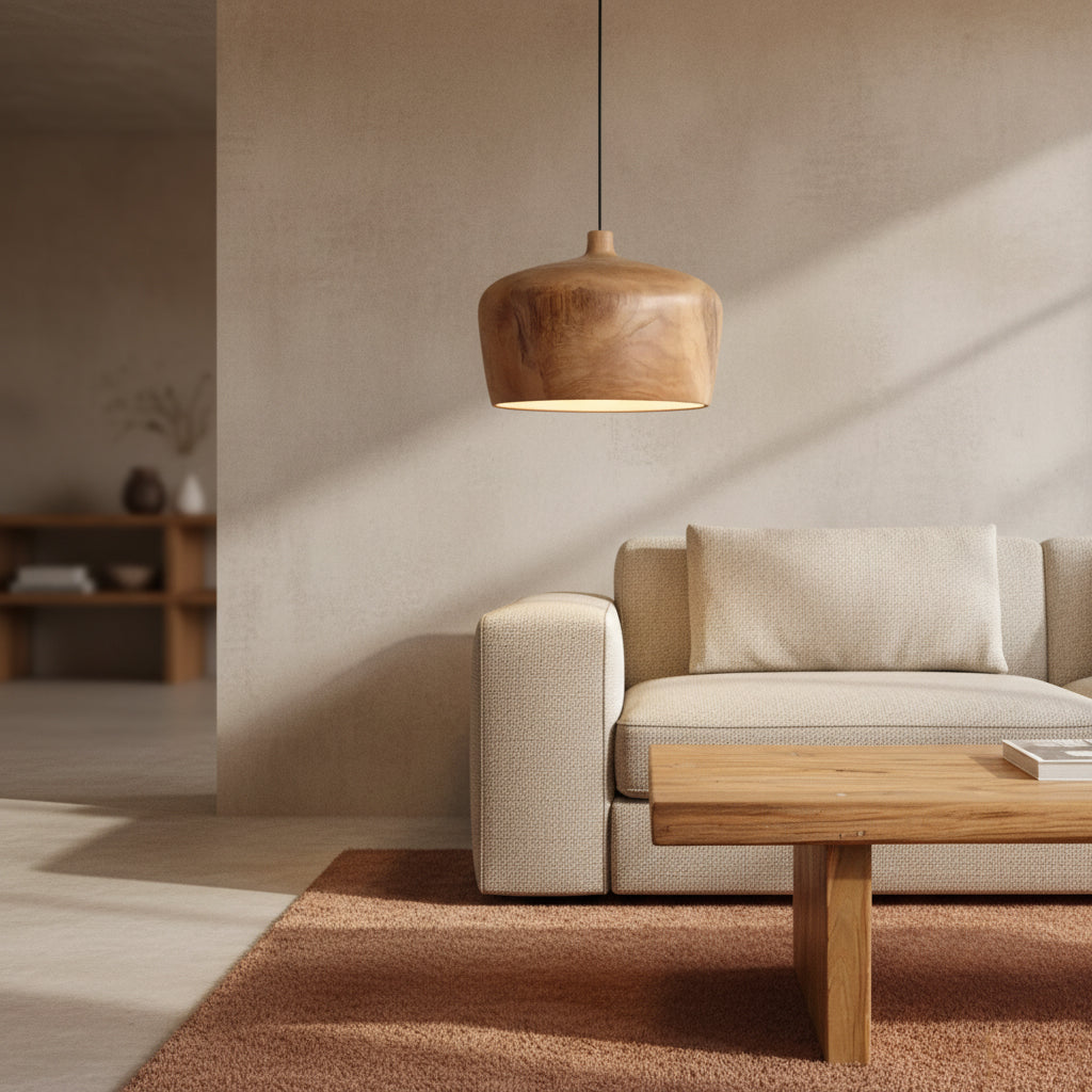 Sirocco Dome Pendant Light Ø30cm Raw Materials
