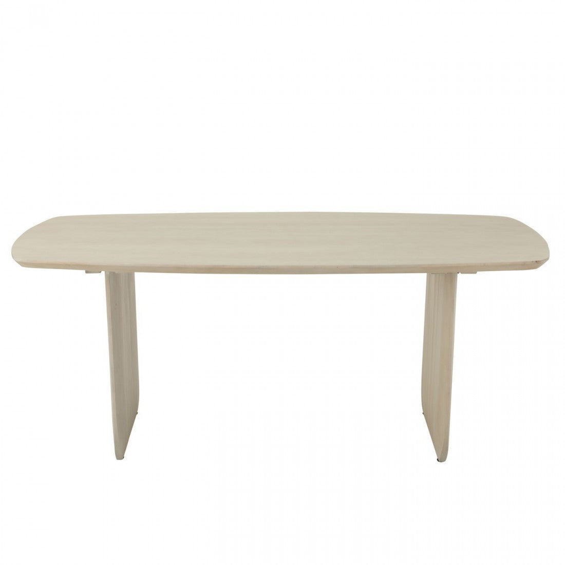 Dining Table Acacia Wood White J-Line