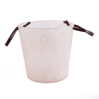 The Resin Ice Bucket - Pink White Bazar Bizar
