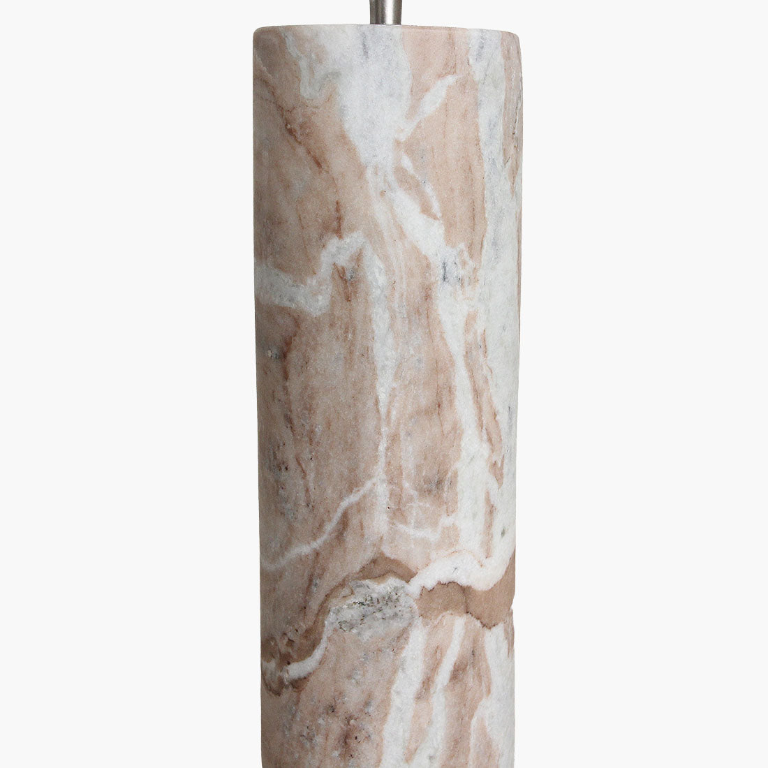 Lamp Base Fantasy Brown Marble Round Raw Materials