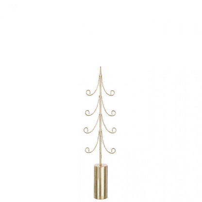 Tree LED Cylinder Base Iron Gold-Colored Set of 3 J-Line