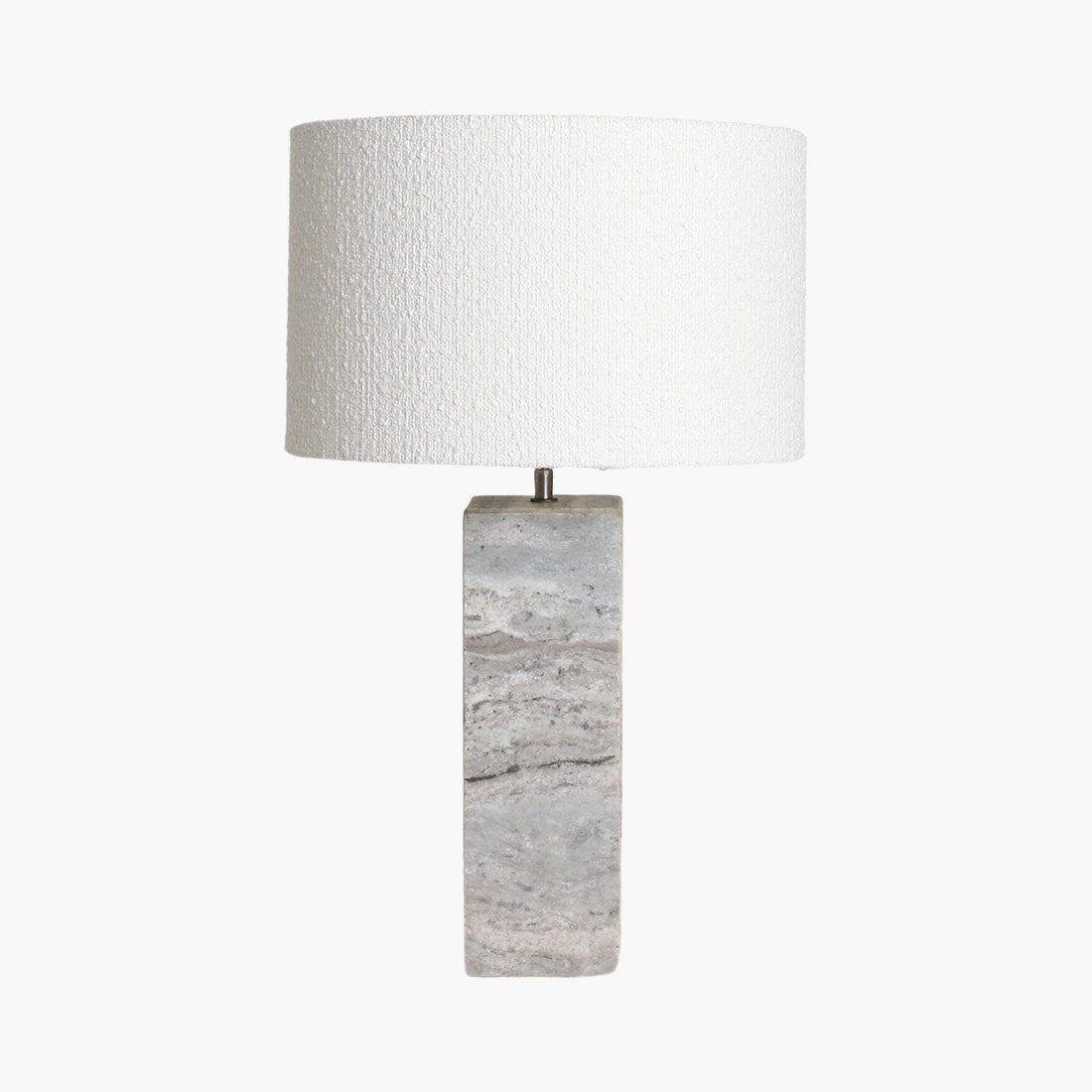 Lamp Base Fantasy Brown Marble Square Raw Materials