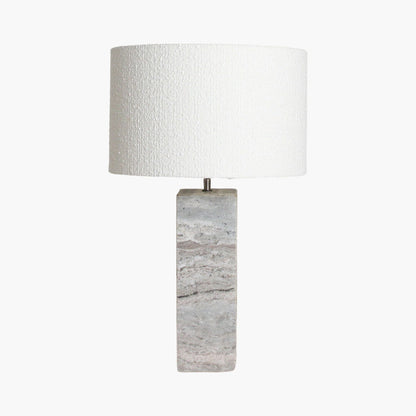 Lamp Base Fantasy Brown Marble Square Raw Materials