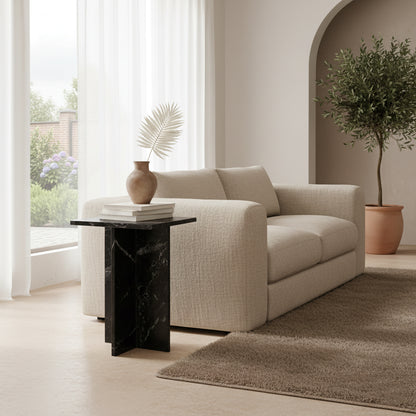 Side Table Shanghai Marble Black Raw Materials