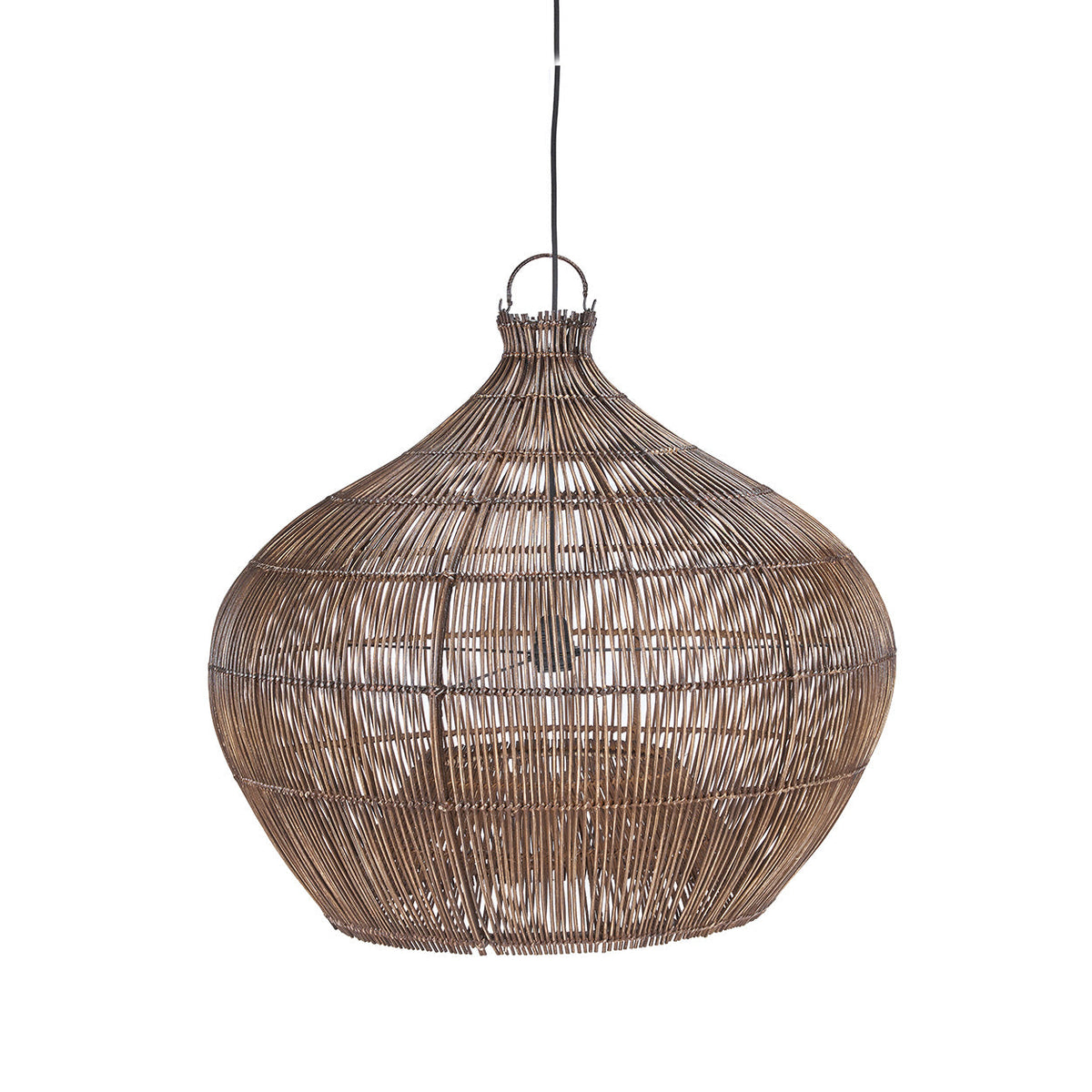 The Desert Gourd Pendant Light Dark Walnut Medium Bazar Bizarre