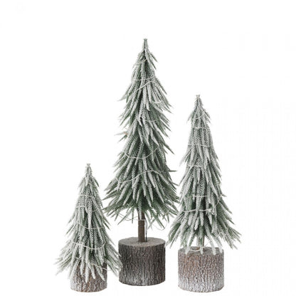 Christmas Tree A+LED Artificial Snow Green Medium H45cm J-Line