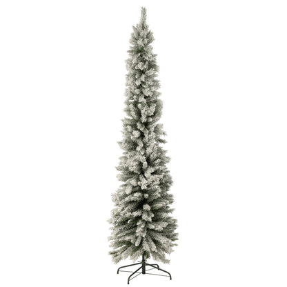 Artificial Christmas Tree Small Model Snow-Covered Green Large H240cm J-Line