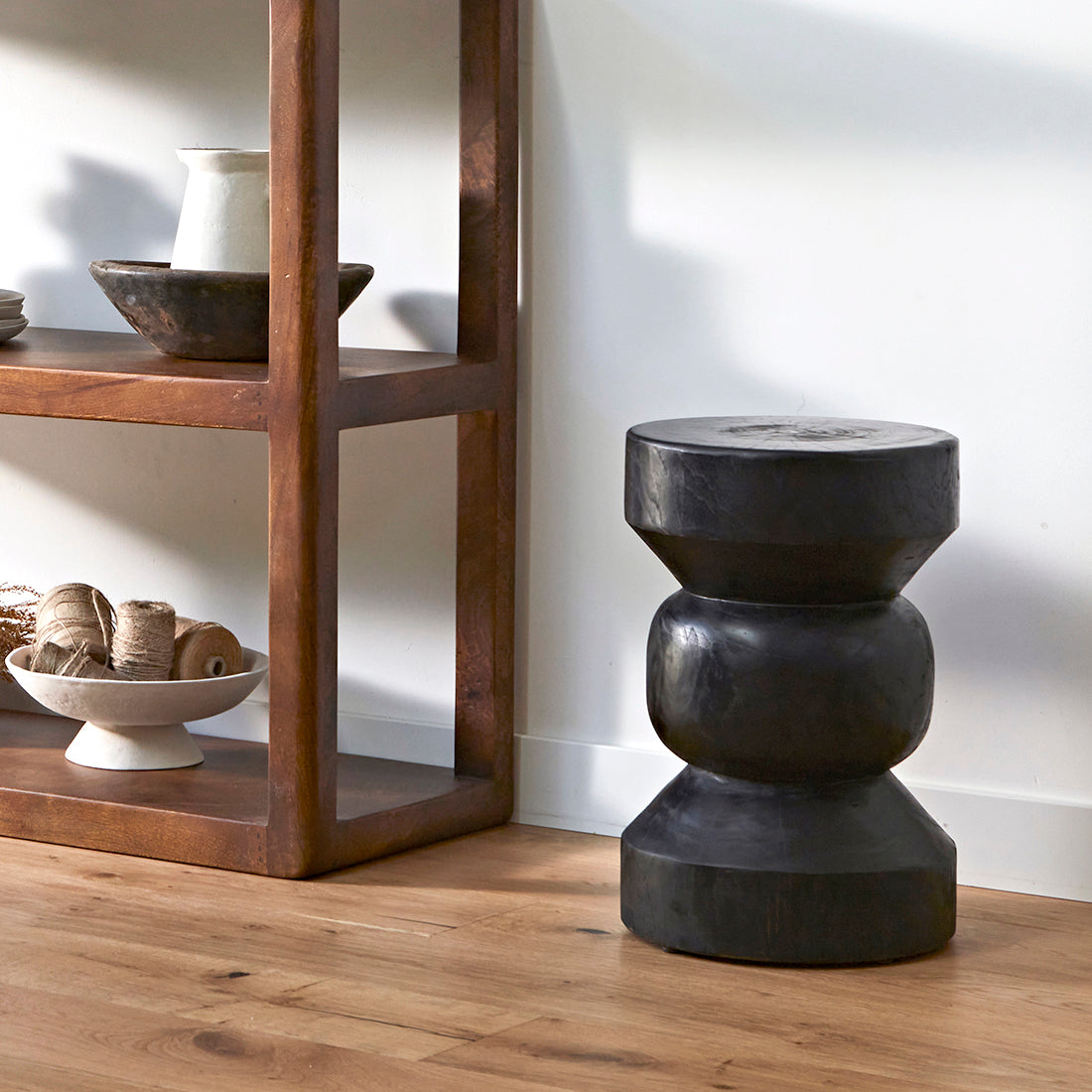 Forma side table Ritari Black Raw Materials