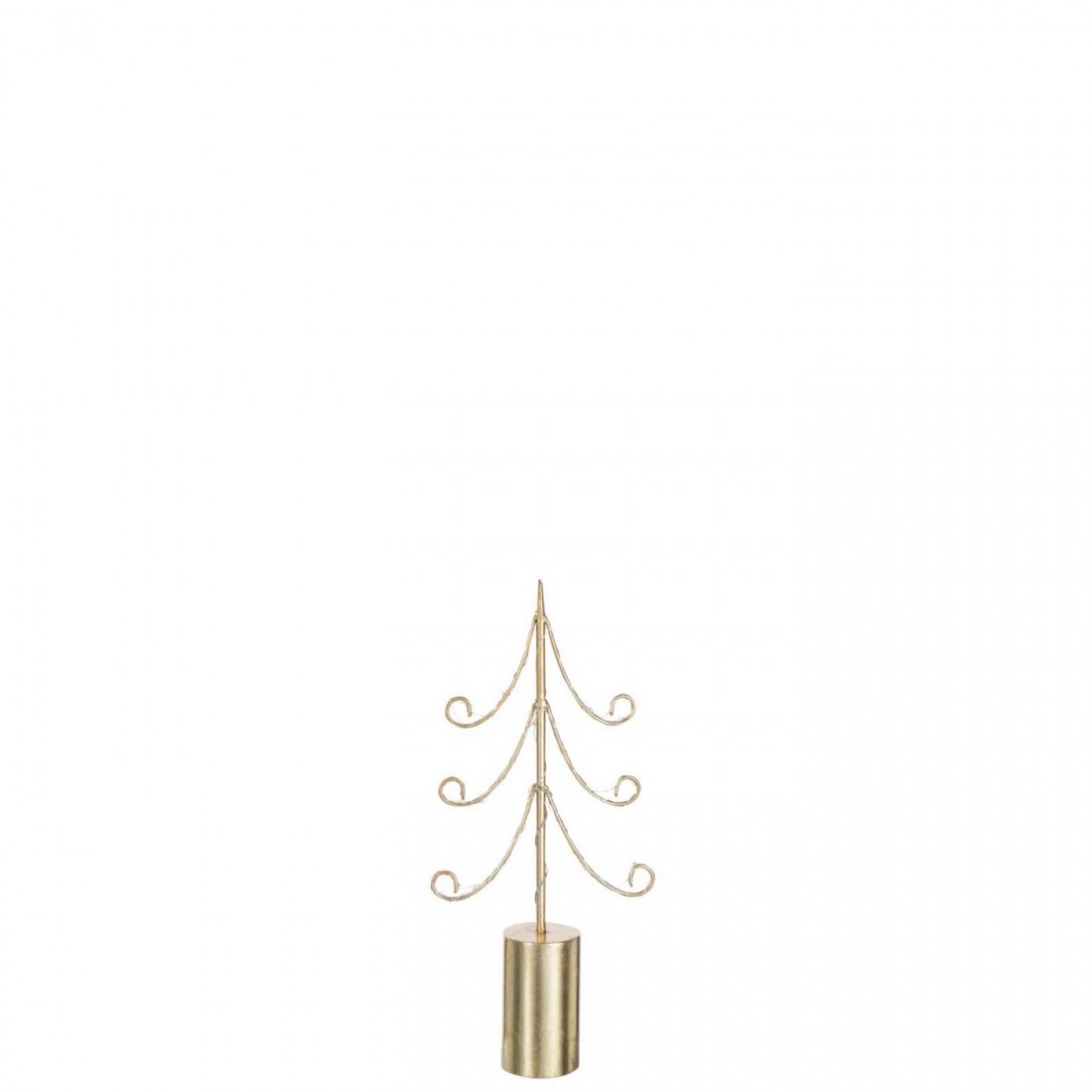 Tree LED Cylinder Base Iron Gold-Colored Set of 3 J-Line