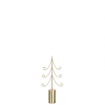 Tree LED Cylinder Base Iron Gold-Colored Set of 3 J-Line