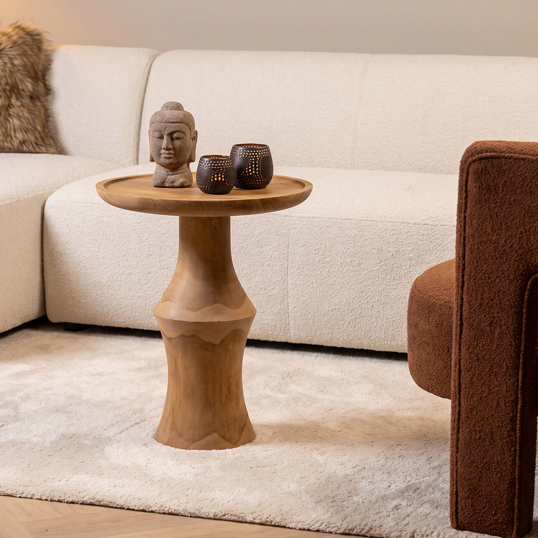 Side table Nero Dawn Raw Materials
