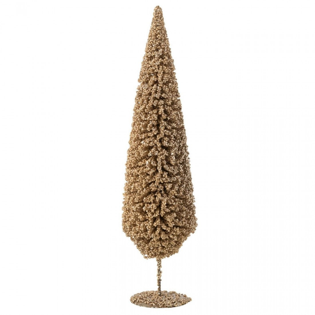 Christmas Tree Beanie Champagne-Colored Set of 3 J-Line