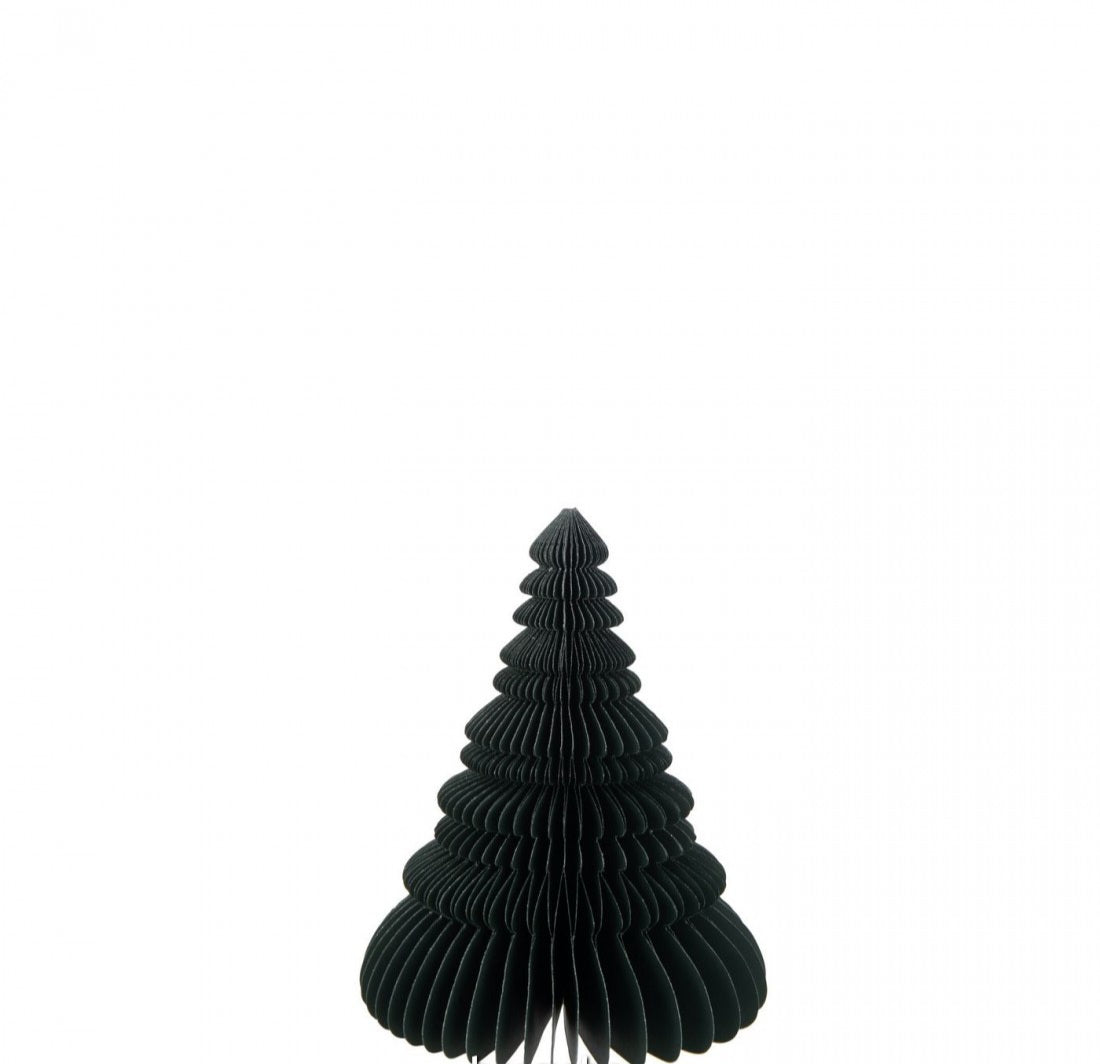 Foldable Paper Christmas Tree Green Set of 2 J-Line